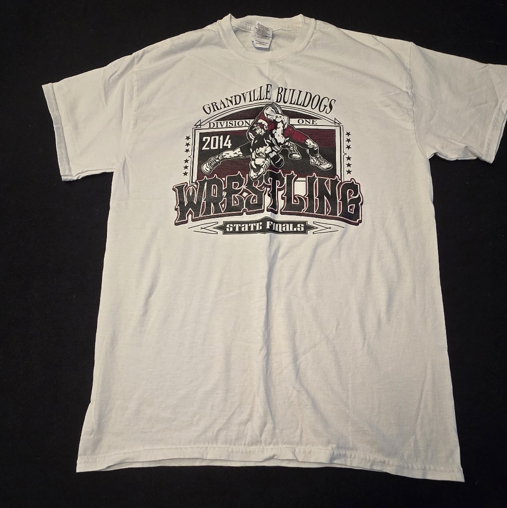 Grandville Bulldogs Wrestling T-shirt Medium